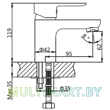 Смеситель AV Engineering AVLOR1-A359 картинка 2